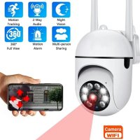 WiFi Smart IP 360° въртяща камера за видеонаблюдение и охрана, снимка 3 - IP камери - 44010049