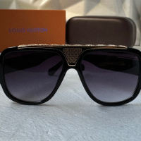 Louis Vuitton висок клас 1:1 мъжки слънчеви очила, снимка 3 - Слънчеви и диоптрични очила - 44913491