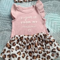 Рокли и комплекти за бебе момиче, снимка 3 - Детски рокли и поли - 43937225