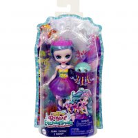 Кукла Royal Enchantimals Ocean Кingdom - Jelanie Jellyfish & Stingley - медуза / Mattel, снимка 4 - Кукли - 37786849
