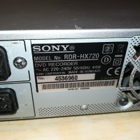 SONY RDR-HX-720 HDD/DVD RECORDER, снимка 14 - Плейъри, домашно кино, прожектори - 29066923