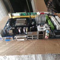 Дънна платка ASRock K10N78M Pro Socket AM3, снимка 1 - Дънни платки - 33646343