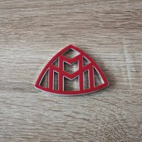 Майбах Maybach сребриста странична емблема, снимка 4 - Аксесоари и консумативи - 43868533
