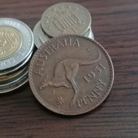 Монета - Австралия - 1 пени | 1951г., снимка 1 - Нумизматика и бонистика - 34919004