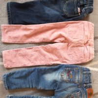 Три панталона за есен, зима, пролет - дънки и джинси за момиче, 2 години, размер 98, снимка 2 - Детски панталони и дънки - 37131882