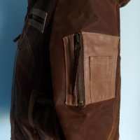 Дамско яке с качулка и хастар "Linea Selecta" / естествен набук / голям размер , снимка 8 - Якета - 43459377
