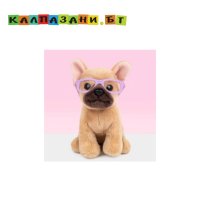 Плюшено куче Френски булдог с очила, Фреди 6245-3, снимка 1 - Плюшени играчки - 42937962