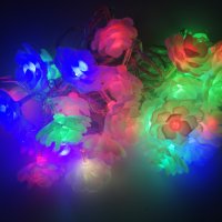 Коледни LED лампички цветя, снимка 3 - Декорация за дома - 38522465