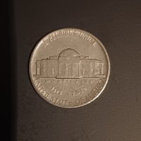 5 цента 1980 САЩ Томас Джеферсън , снимка 1 - Нумизматика и бонистика - 43545619