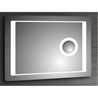 Огледало за баня 60х80см с LED осветление и TOUCH SCREEN, снимка 3 - Огледала - 27505336