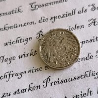 Райх монета - Германия - 10 пфенига | 1915г.; серия J, снимка 2 - Нумизматика и бонистика - 29025340