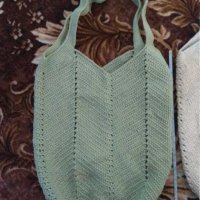 Дамски чанти плетени на една кука, снимка 3 - Чанти - 28904537