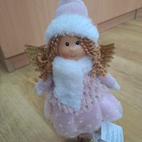 Кукличка ангелче 25 см., снимка 1 - Декорация за дома - 43031539