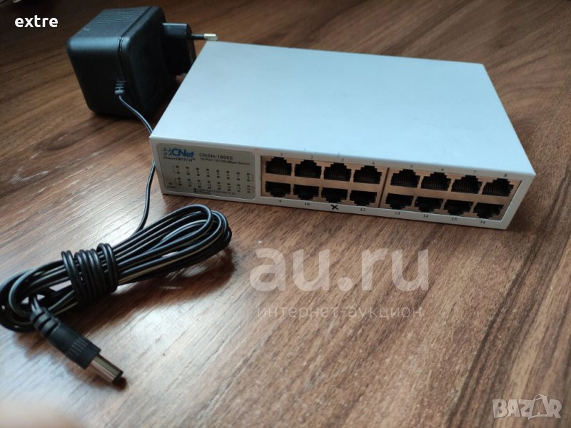 16 портов мрежов суич CNSH-1600E Cnet 16 Port 10/100 Fast Ethernet Switch, снимка 1