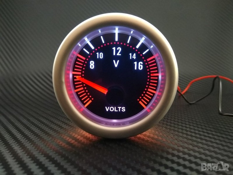 Волт метър 52мм автомобил джип, снимка 1