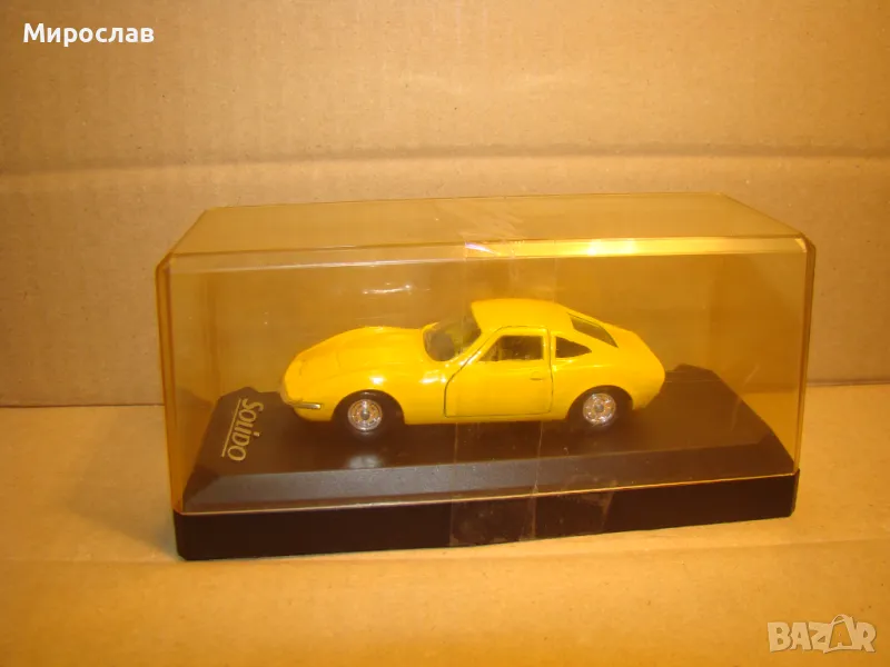 1/43 SOLIDO OPEL GT МОДЕЛ КОЛИЧКА ИГРАЧКА, снимка 1