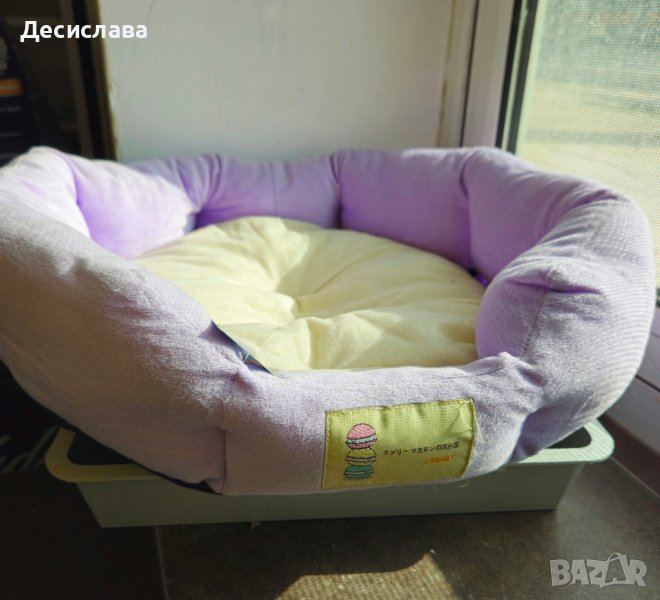 Кучешко легло със сваляема възглавница, снимка 1