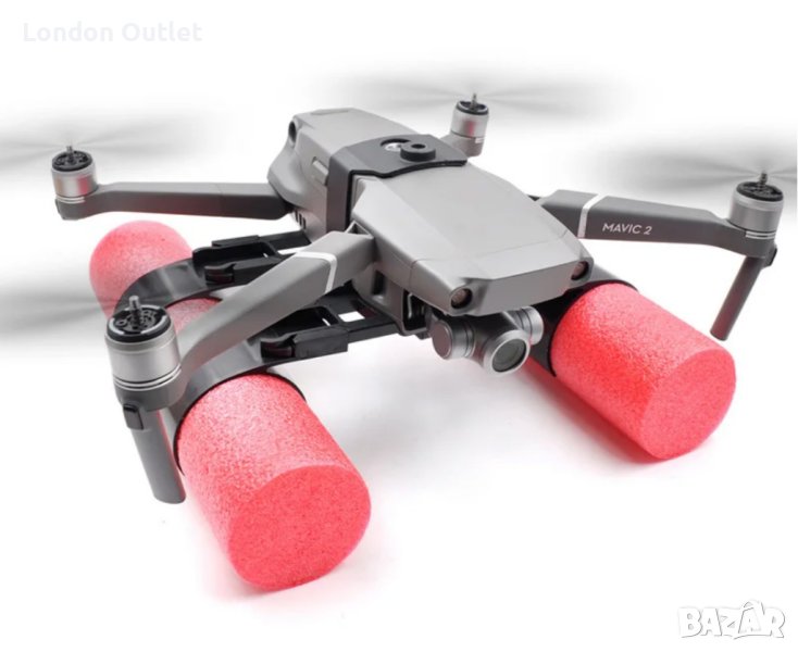 Landing Skid Float kit for DJI Mavic 2 pro,Водни ски за кацане във вода за DJI Mavic 2, снимка 1