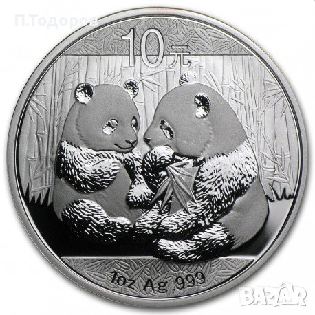 1oz. Сребро Китайска Панда 2009, снимка 1