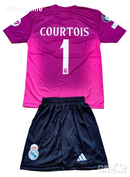 Детско - юношески вратарски футболен екип Реал Мадрид Куртоа Courtois, снимка 1