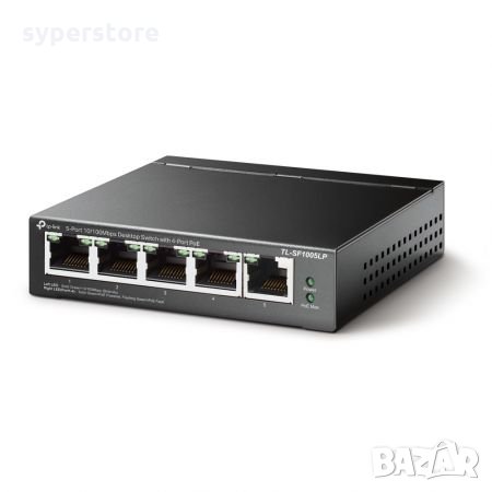 Суич TP-Link TL-SF1005LP 5-портов 10/100M RJ45 Комутатор 41W, снимка 1