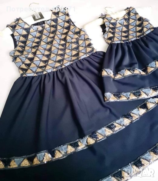 Еднакви рокли за мама и дете, снимка 1