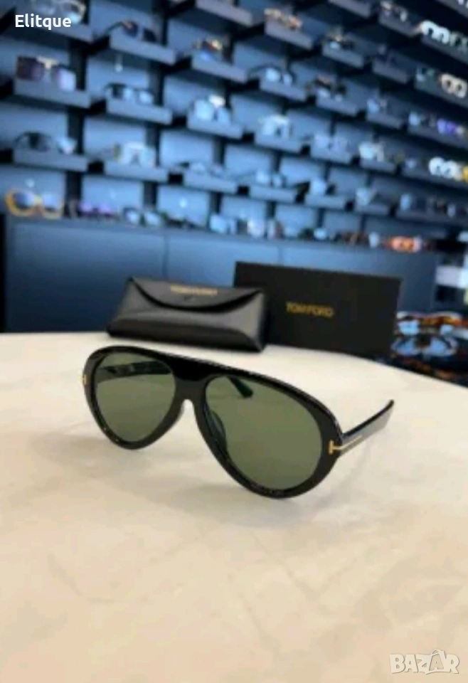 очила с черен обикновен калъф и ув защита tom ford , снимка 1