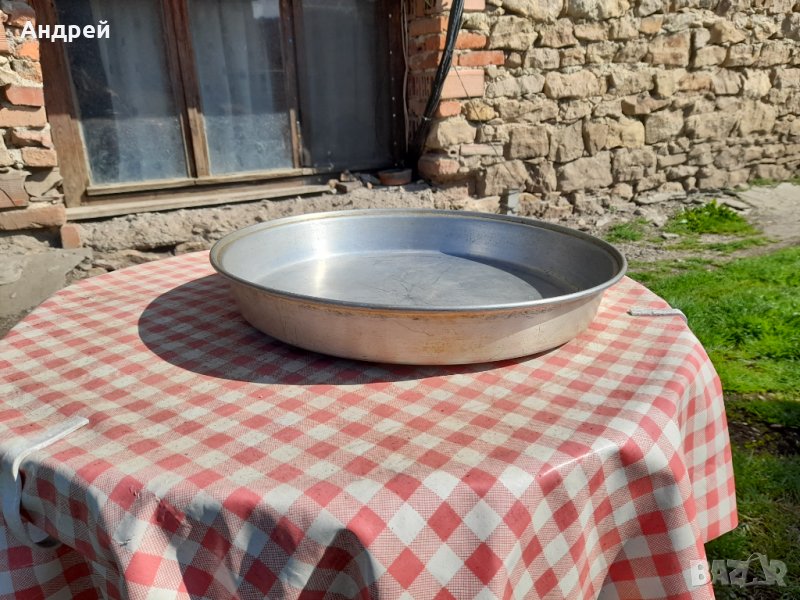 Стара алуминиева тава,тепсия #8, снимка 1