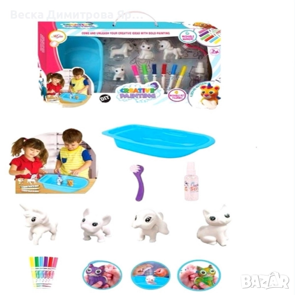 Комплект животинки с възможност за постоянно персонализиране , снимка 1