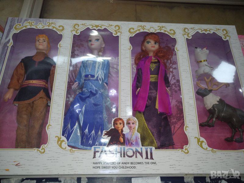 Комплелт кукли Леденото кралство,29см с 2 фигурки на елена и Олаф, снимка 1