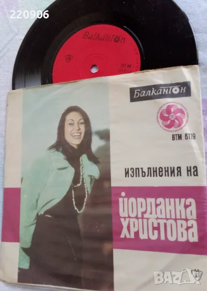 Малка плоча Йорданка Христова, снимка 1