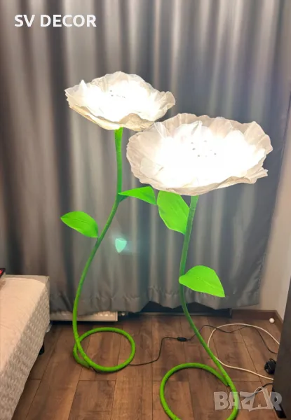 Светеща декорация "Цвете", снимка 1