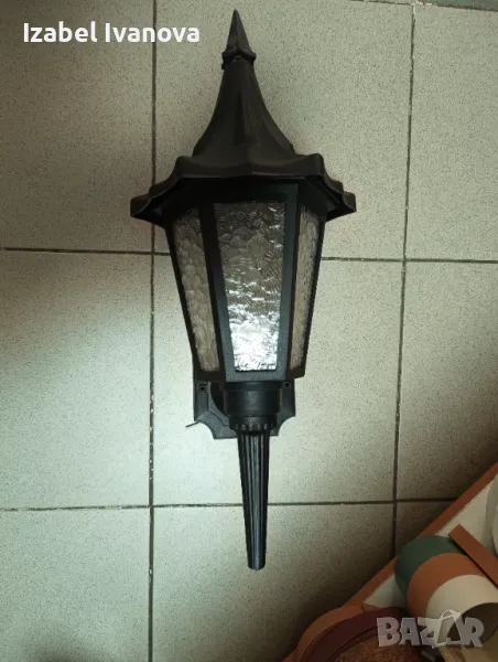 Градински стенен фенер , снимка 1