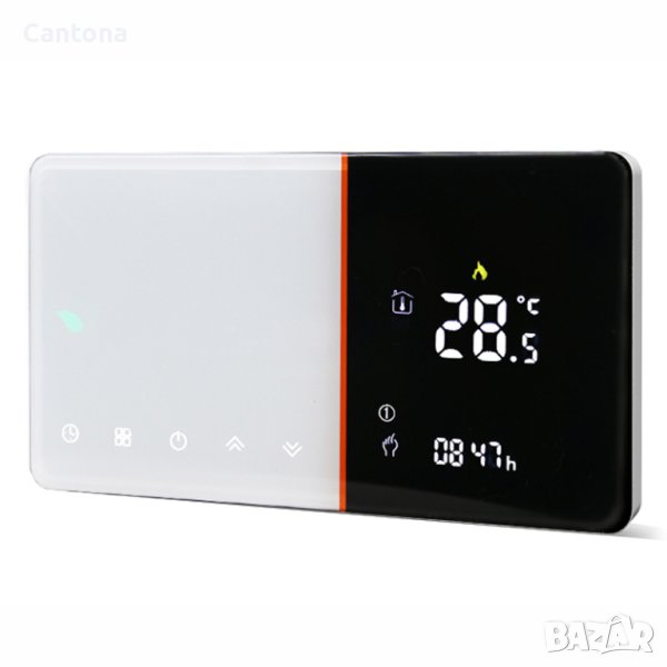 Wi Fi термостат за интелигентно отопление на дома, смарт контрол, Alexa, Google Home, Dry Contact, снимка 1