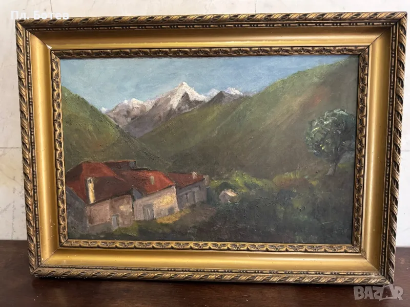 Стара маслена картина, снимка 1