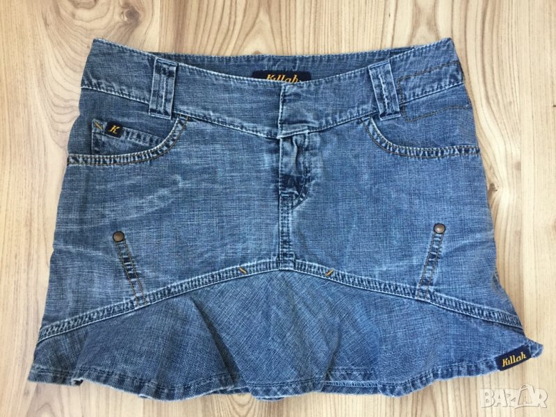 Дамска дънкова пола KILLAH by MISS SIXTY оригинал, size S, 100% памук, перфектно състояние, снимка 1