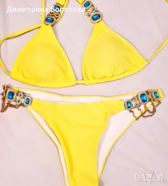 Бански половинки с камъни , снимка 1