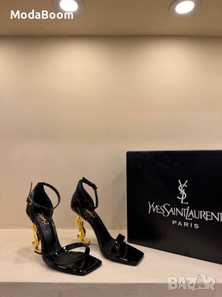 🖤⚡Yves Saint Laurent дамски сандали на ток⚡🖤, снимка 1