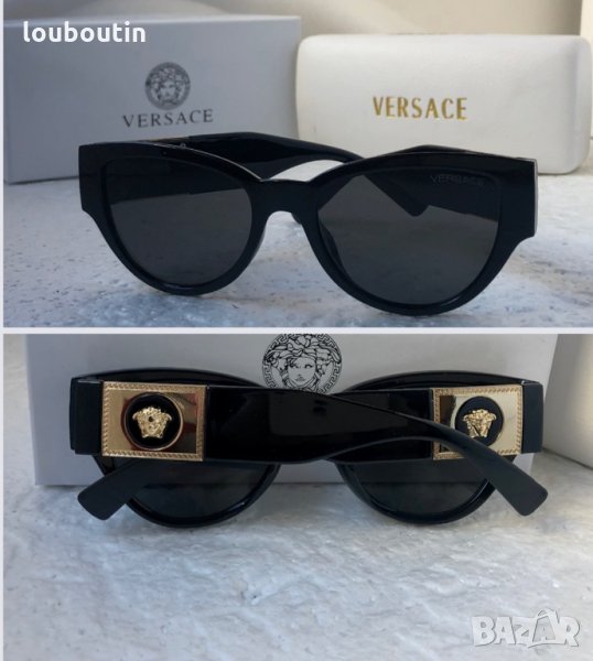 Versace 2022 дамски слънчеви очила котка котешко око, снимка 1