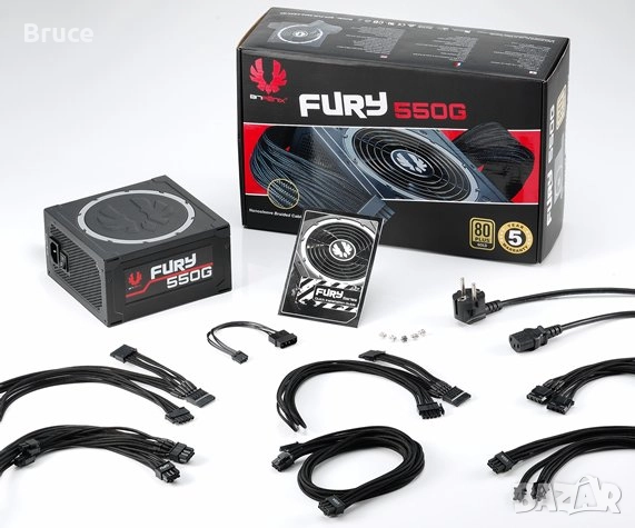 Мoдулно захранване BitFenix Fury 550W ATX 2.3, НОВО, снимка 1