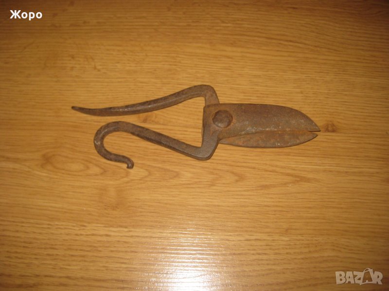 Стара кована ножица, снимка 1