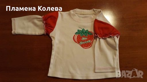Блузка с ягодка 74/80, снимка 1
