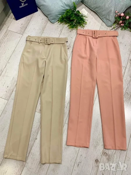 🎀Елегантни дамски панталони с колан  , снимка 1