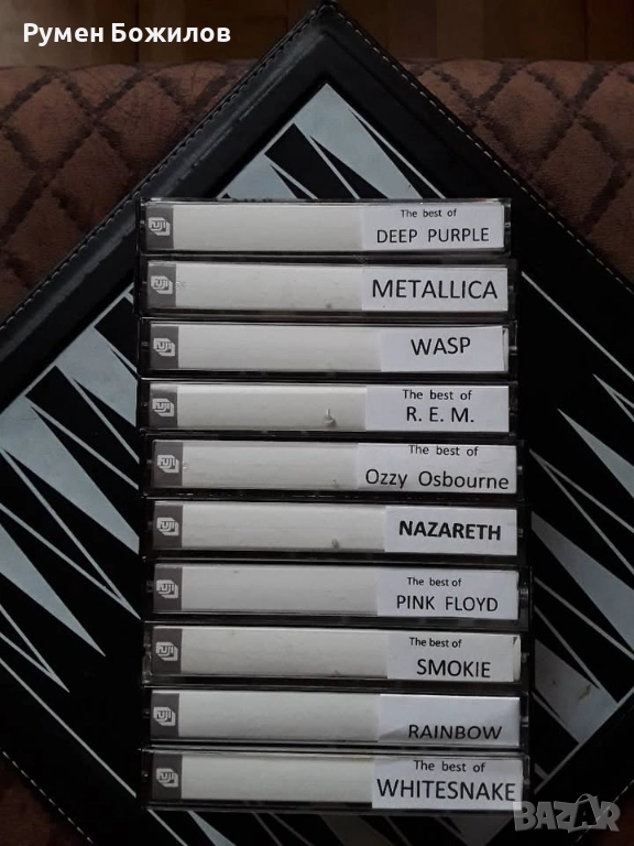 10 запазени и много добри касети FUJI FR с ХАРД РОК, снимка 1