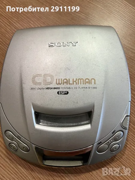 Дискмен / плеър Sony CD Walkman, снимка 1