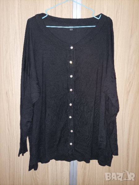 Макси черна жилетка , снимка 1