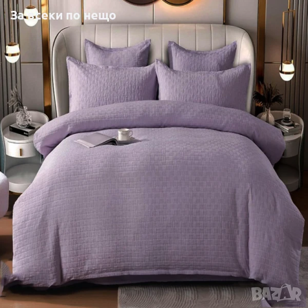 Луксозен комплект с драперия от 100% памук - Налични Различни Цветове Код P957, снимка 1