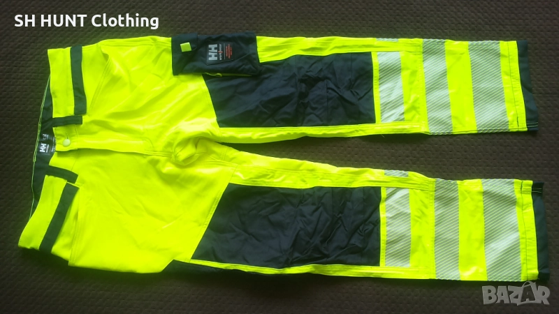 HELLY HANSEN 77472 Hi Vis Construction Stretch Work размер 52 / L работен панталон W4-420, снимка 1