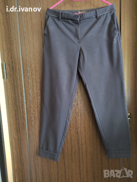 Тъмно син панталон MANGO Suit, снимка 1