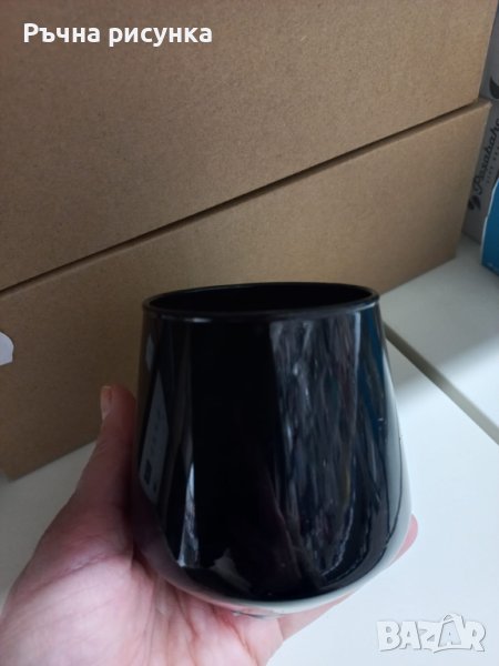 Черни чаши за уиски 6 броя -40лв в кутия, снимка 1